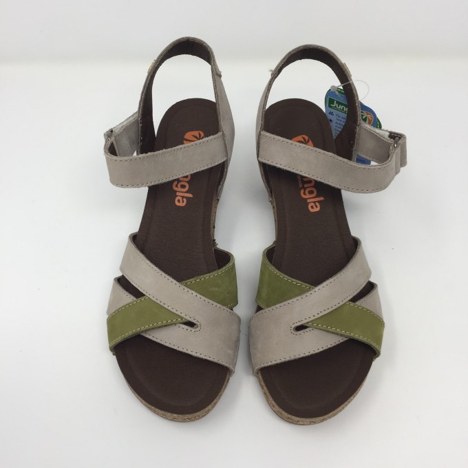 jungla sandalo in nabuk tacco cm 7.5 disponibile in 2 colori