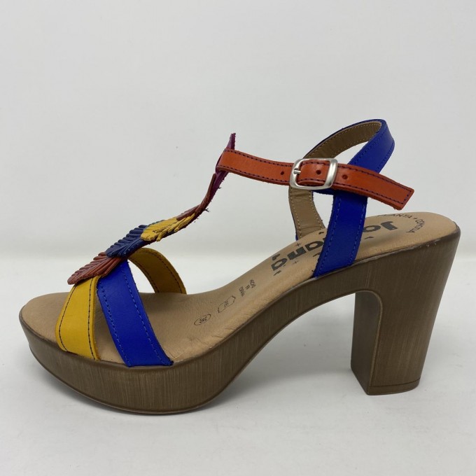 Jordana sandalo multicolor tacco cm 8,5