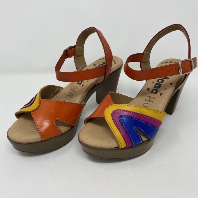 Jordana sandalo multicolor tacco cm 8,5