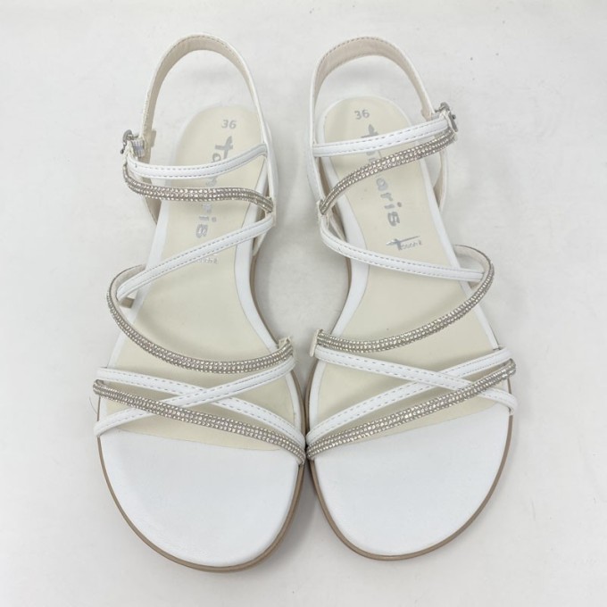 tamaris sandalo Vegan piccole fasce con brillantini