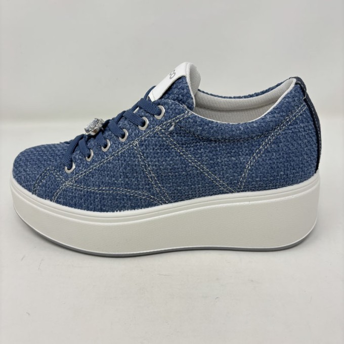 igi&co sneaker in tessuto con accessorio gioiello