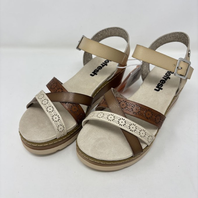 refresh 172682 sandalo vegan zeppa 6.5