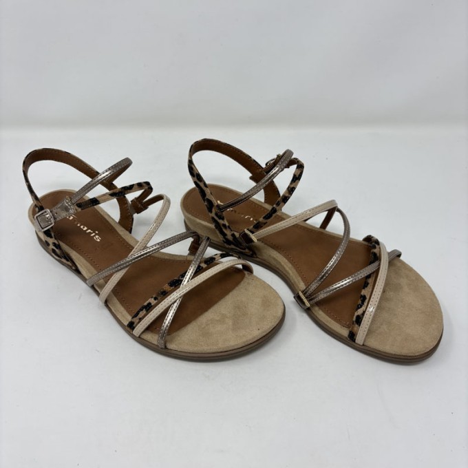 tamaris sandalo Vegan piccole fasce con brillantini
