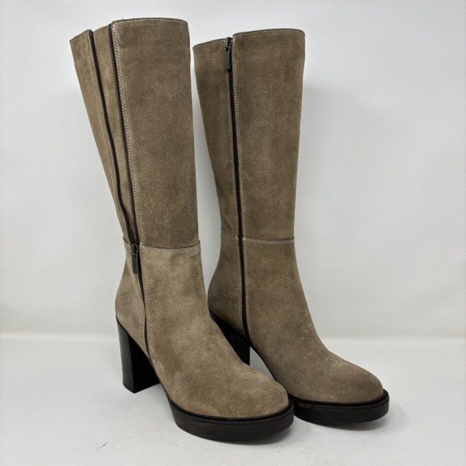 feeling stivale in pelle tacco 9,5cm