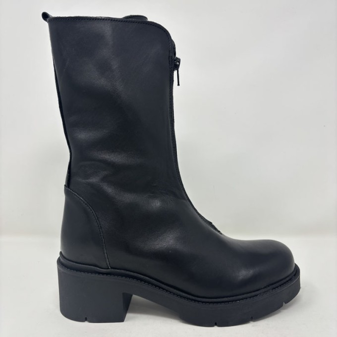 stivaletto motociclista zip centrale