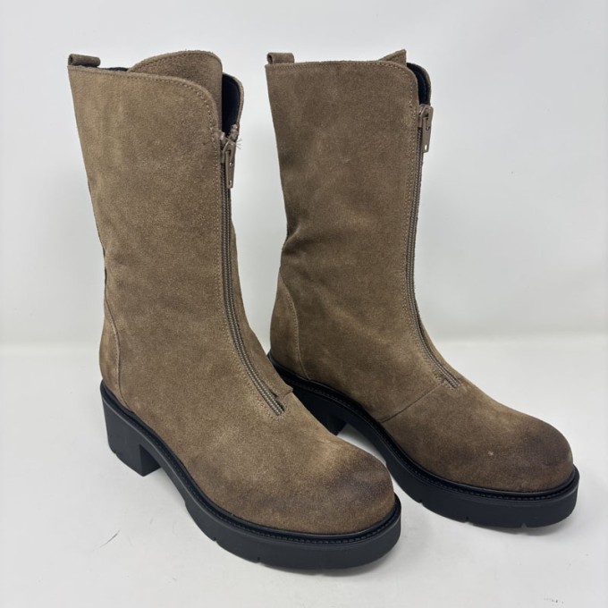 stivaletto motociclista zip centrale