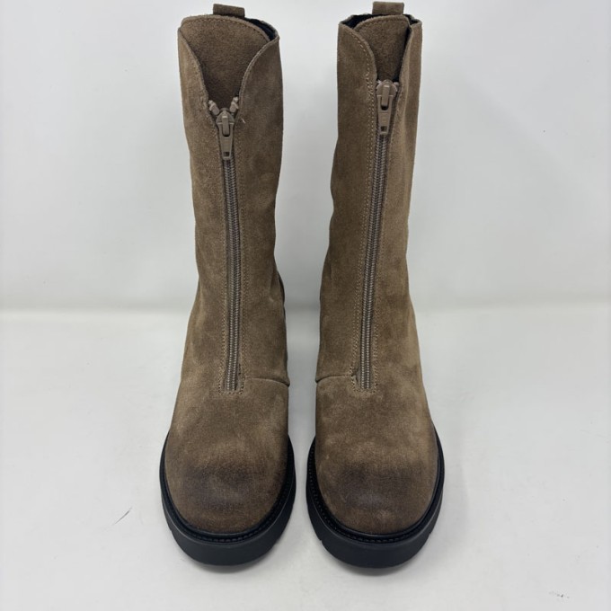 stivaletto motociclista zip centrale